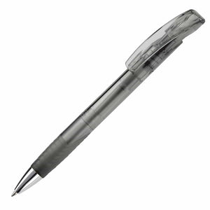 Penna a sfera Zorro Transparent Trasparente / Nero - personalizzabile con logo