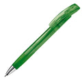 Penna a sfera Zorro Transparent Trasparente / Verde - personalizzabile con logo