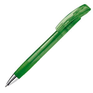 Penna a sfera Zorro Transparent Trasparente / Verde - personalizzabile con logo