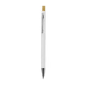 Penna a Sfera Zukry bianco - personalizzabile con logo