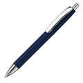 Penna a sferaTexas metal clip blu navy - personalizzabile con logo