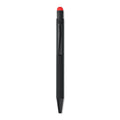 Penna a stilo touch in alluminio rosso - personalizzabile con logo