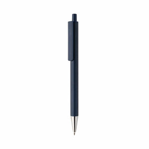 Penna Amisk in alluminio riciclato RCS blu - personalizzabile con logo