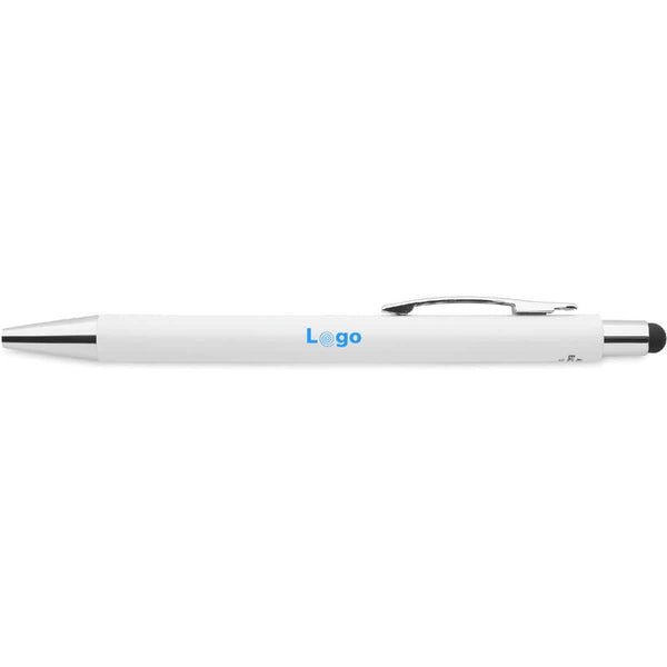 Penna antibatterica bianco - personalizzabile con logo