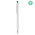 Penna antibatterica touch bianco - personalizzabile con logo