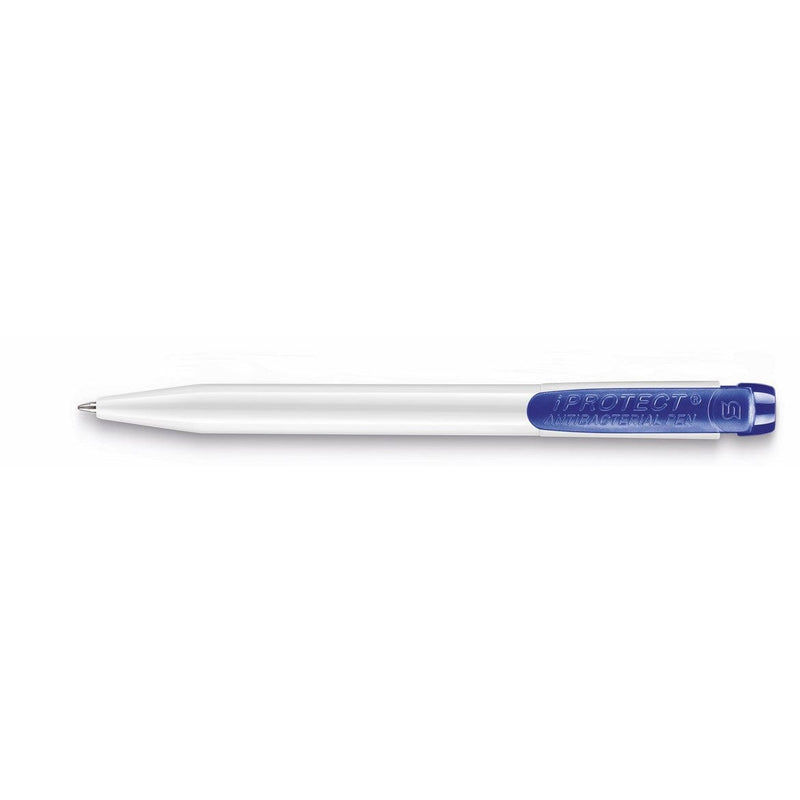 Penna antibatterica certificata made in Italy Blu - personalizzabile con logo