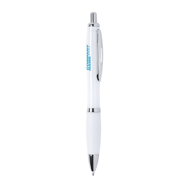 Penna Antibatterica Flom bianco - personalizzabile con logo