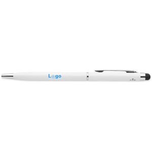 Penna antibatterica touch bianco - personalizzabile con logo