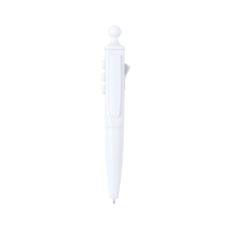 Penna Antistress Lennox bianco - personalizzabile con logo