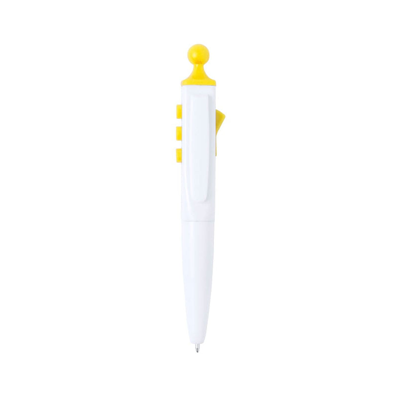 Penna Antistress Lennox giallo - personalizzabile con logo