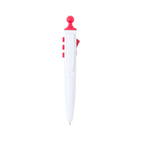 Penna Antistress Lennox rosso - personalizzabile con logo