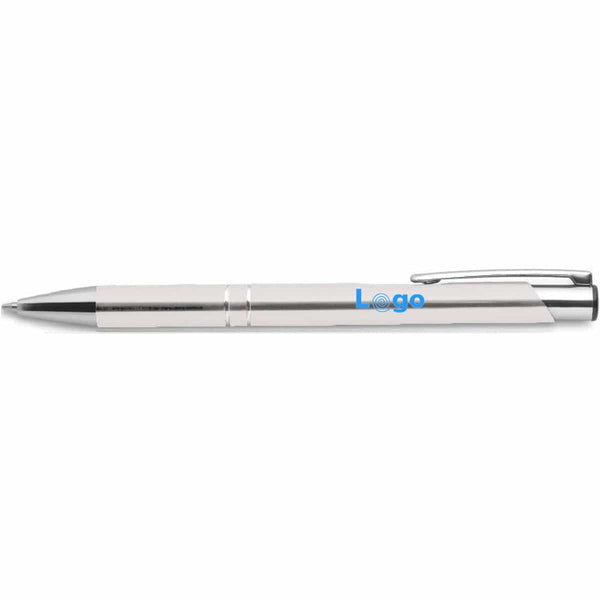 Penna automatica - personalizzabile con logo - silver