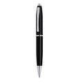 Penna Calais nero - personalizzabile con logo