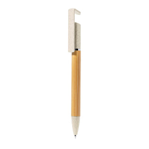 Penna con Supporto Zonta natural - personalizzabile con logo