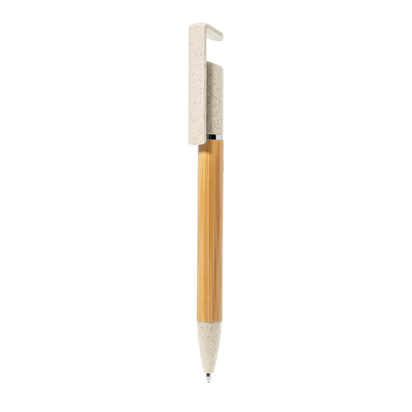 Penna con Supporto Zonta natural - personalizzabile con logo