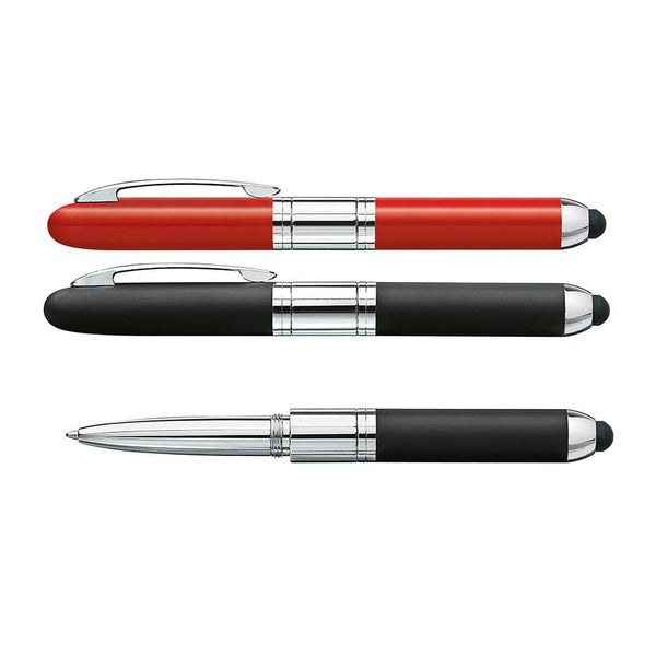 Penna con timbro incorporato e funzione touch - personalizzabile con logo