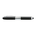 Penna con timbro incorporato e funzione touch Nero - personalizzabile con logo