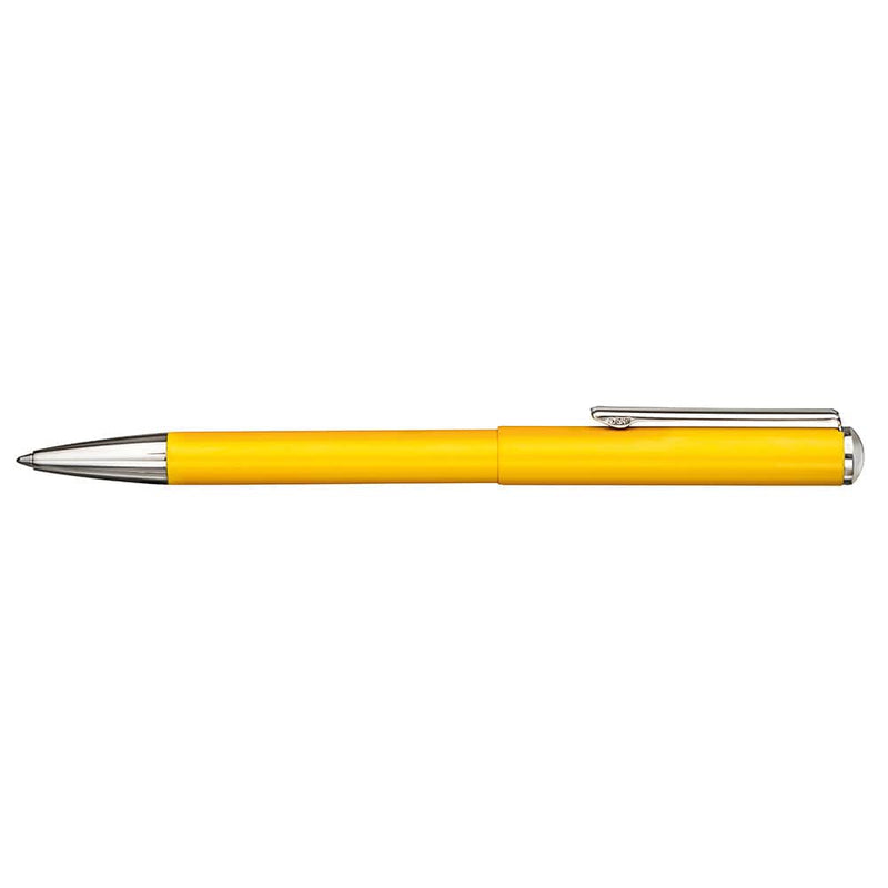 Penna con timbro incorporato Giallo - personalizzabile con logo