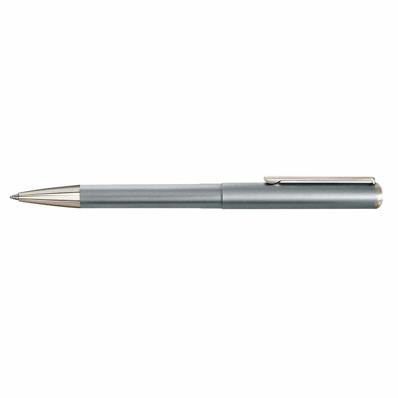 Penna con timbro incorporato Color argento - personalizzabile con logo