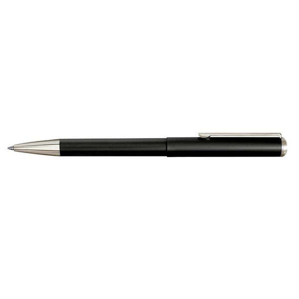 Penna con timbro incorporato Nero - personalizzabile con logo