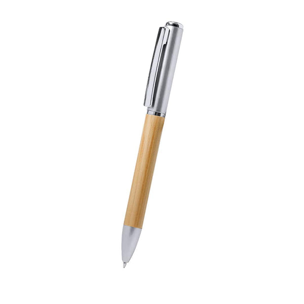 Penna con Torcia Telnay color argento - personalizzabile con logo