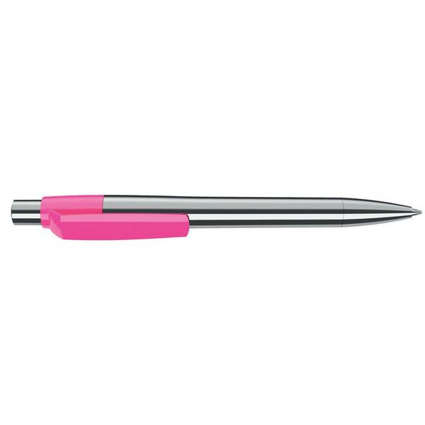 Penna deluxe in metallo cromato - personalizzabile con logo