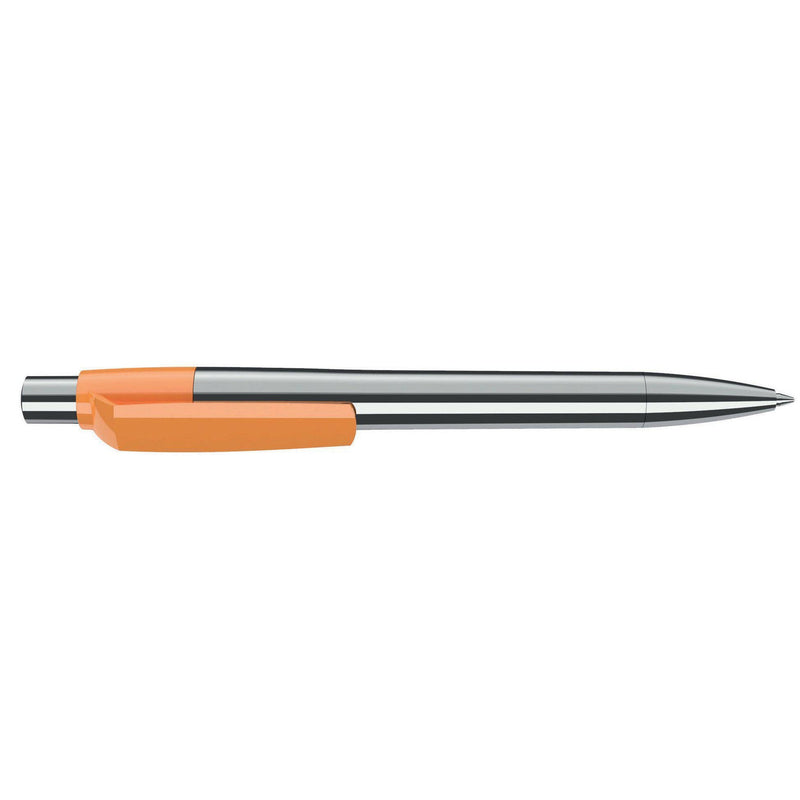 Penna deluxe in metallo cromato - personalizzabile con logo