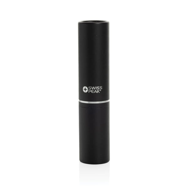 Penna di lusso Swiss Peak OSLO in acciaio nero - personalizzabile con logo