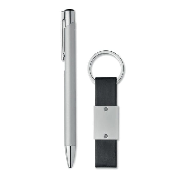 Penna e portachiavi in PU - personalizzabile con logo