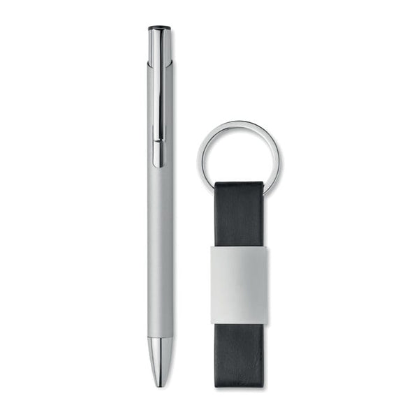 Penna e portachiavi in PU - personalizzabile con logo