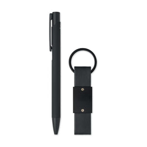Penna e portachiavi in PU - personalizzabile con logo