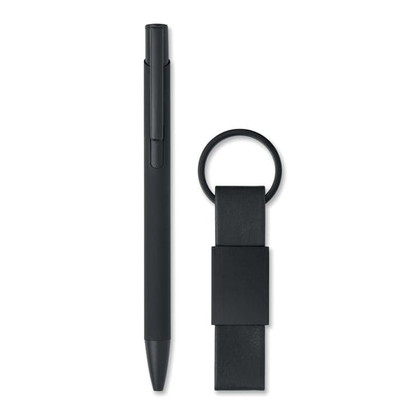 Penna e portachiavi in PU - personalizzabile con logo