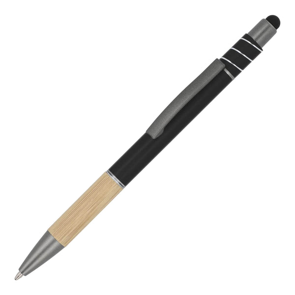 Penna fidget spinner Nero - personalizzabile con logo