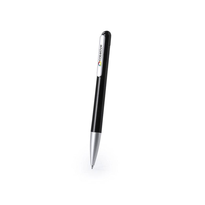 Penna Flixon nero - personalizzabile con logo