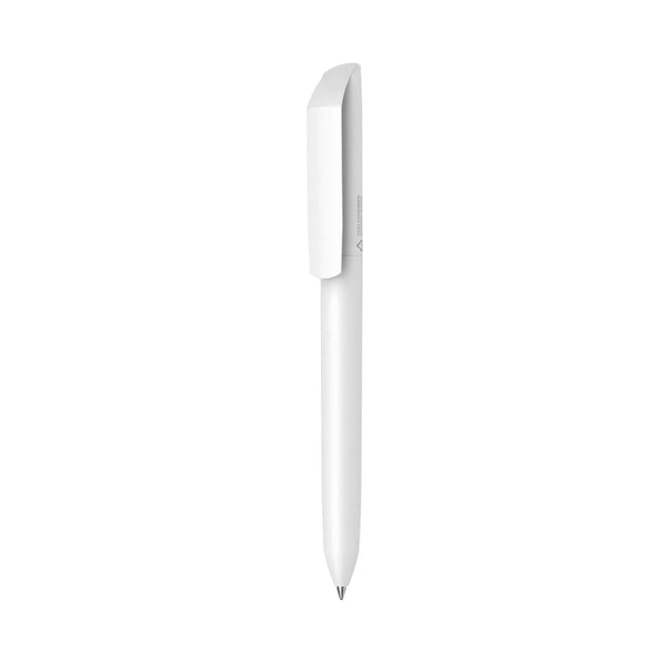 PENNA FLOW PURE RECYCLED bianco - personalizzabile con logo