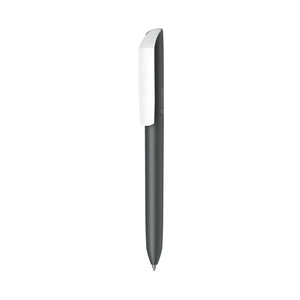 PENNA FLOW PURE RECYCLED - clip bianca nero - personalizzabile con logo