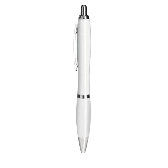 Penna fusto antibatterico bianco - personalizzabile con logo