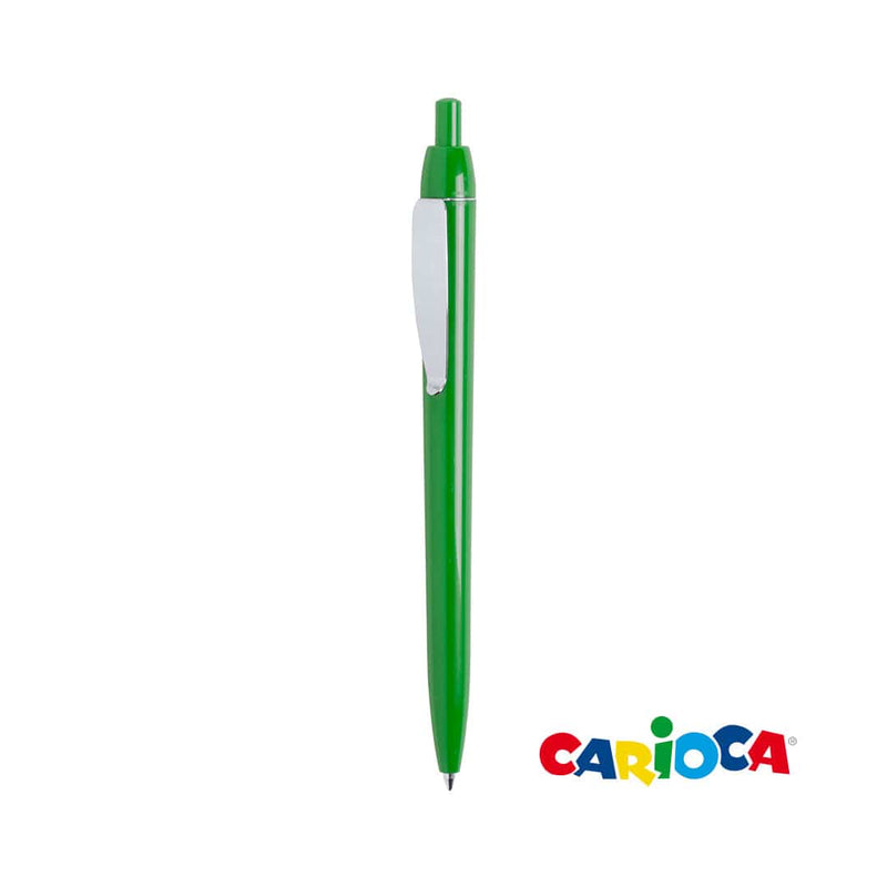 Penna Glamour verde - personalizzabile con logo