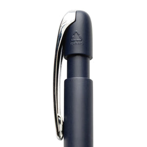Penna Glide in rABS GRS con clip in metallo - personalizzabile con logo