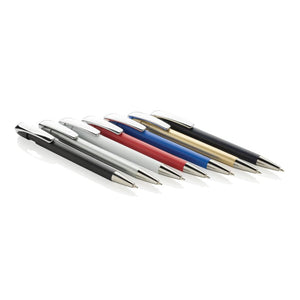 Penna Glide in rABS GRS con clip in metallo - personalizzabile con logo