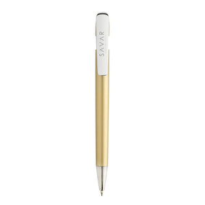 Penna Glide in rABS GRS con clip in metallo - personalizzabile con logo