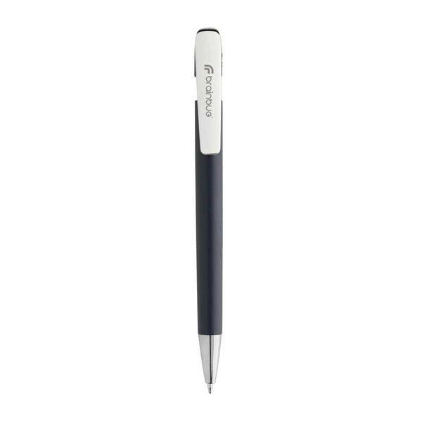 Penna Glide in rABS GRS con clip in metallo - personalizzabile con logo