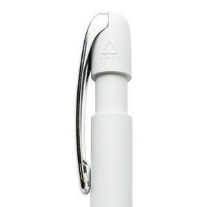 Penna Glide in rABS GRS con clip in metallo - personalizzabile con logo