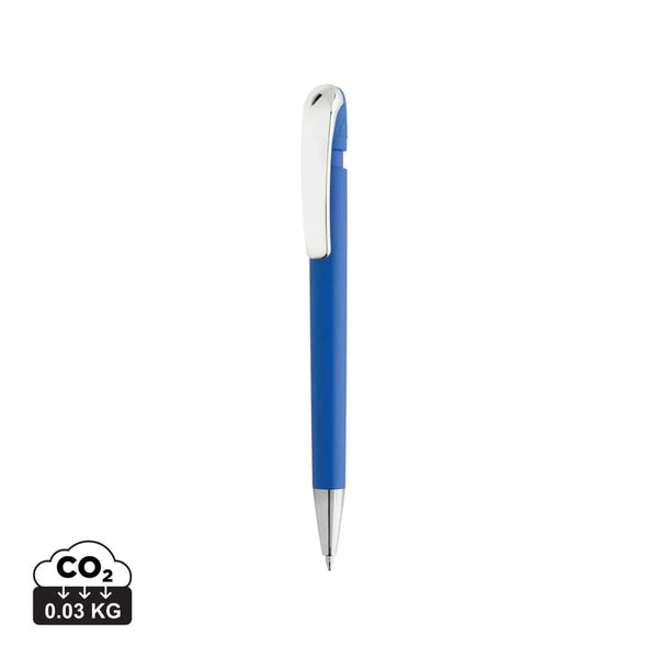Penna Glide in rABS GRS con clip in metallo - personalizzabile con logo
