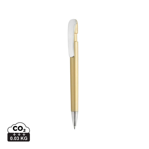 Penna Glide in rABS GRS con clip in metallo - personalizzabile con logo