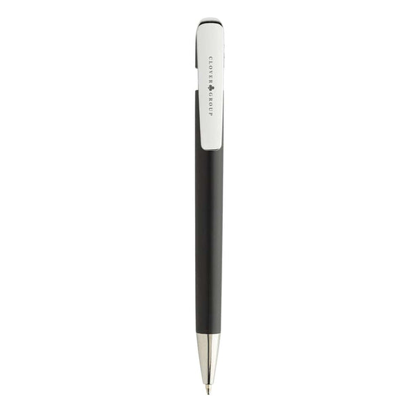 Penna Glide in rABS GRS con clip in metallo - personalizzabile con logo