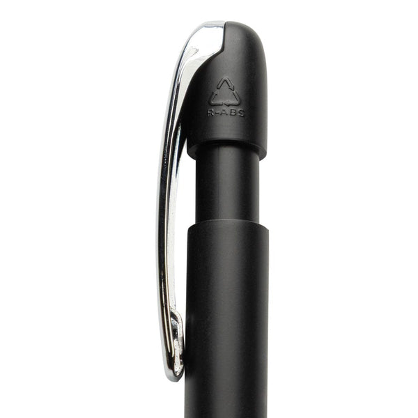 Penna Glide in rABS GRS con clip in metallo - personalizzabile con logo