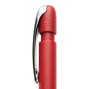 Penna Glide in rABS GRS con clip in metallo - personalizzabile con logo