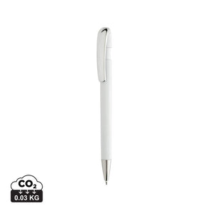 Penna Glide in rABS GRS con clip in metallo - personalizzabile con logo