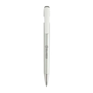 Penna Glide in rABS GRS con clip in metallo - personalizzabile con logo